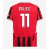 AC Milan Christian Pulisic #11 Hjemmedrakt 2024-25 Kortermet